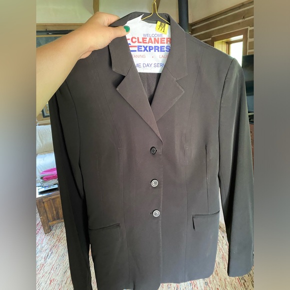R.J. Classics Xtreme Washable Show Coat in Black - Picture 3 of 4